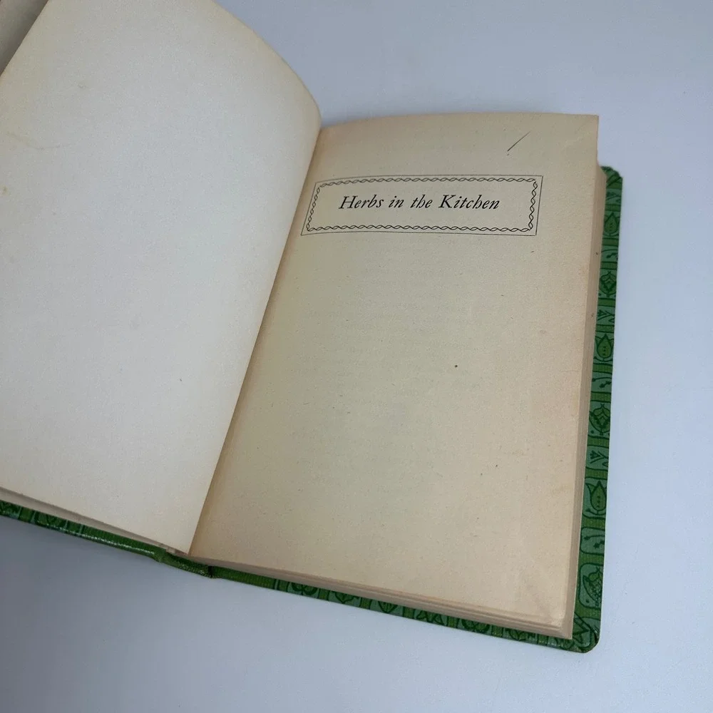 Faber and Faber Herbs in the Kitchen 1953 Ambrose Heath Gardening Cookbook VTG